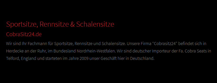 Sportsitze für  Schalksmühle, Altena, Radevormwald, Nachrodt-Wiblingwerde, Breckerfeld (Hansestadt), Halver, Lüdenscheid oder Kierspe, Ennepetal, Hagen